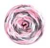 Set of 3 Milk Cotton Yarns Hand-woven Scarf Mixed Color Soft Yarns, Pink