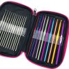 Crochet Hooks Kit with Case, 100-Piece Crochet Hooks Set