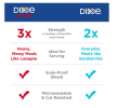 Dixie Ultra Disposable Paper Plates;  10 in;  100 Count