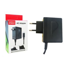 Game Console Power Supply With Transformer Handle Fast Charging AC Adapter Plug-in Charger (Option: Black-EU)
