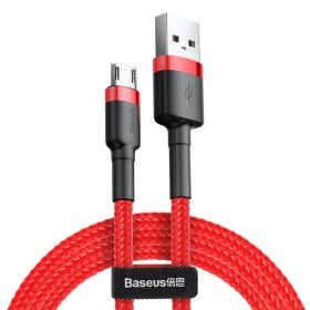 Android Data Cable Is Suitable For Xiaomi Android Fast Charging And Charging Cable (Option: Red-2M)