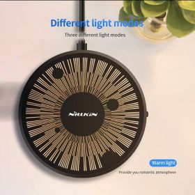 Qi 15W Fast Wireless Charging For Blackview Magic Wireless Charger (Option: Planetary ring-Currency-US)
