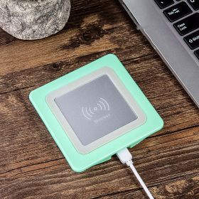 Compatible with Apple , Wireless Charger Wireless Charger Is Suitable For Apple (Option: Green-square-USB)