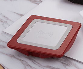 Compatible with Apple , Wireless Charger Wireless Charger Is Suitable For Apple (Option: Red-square-USB)