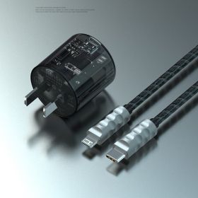 Mushroom GaN Charger Supports Fast Charging (Option: Black-Plug and Cord)