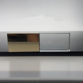 Home Fashion Square Glass Crystal U Disk (Option: Lemon yellow-USB)