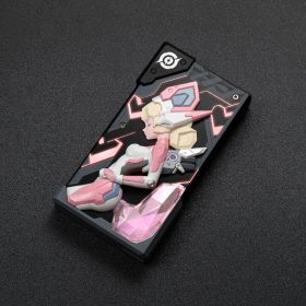 Mecha Assembled Power Bank Mobile Power Supply (Option: Pink-10000mAh)