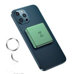 Magnetic Wireless Power Bank 10000mAh Fast Charging Power Bank (Option: Green-5000mAh with magnetic)