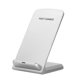 30W Fast Charging Vertical Wireless Charger Fruit Phone Desktop Stand (Option: White-10W)