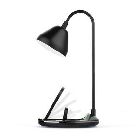 All-in-one Magnetic Folding Wireless Charger (Option: Black-USB)
