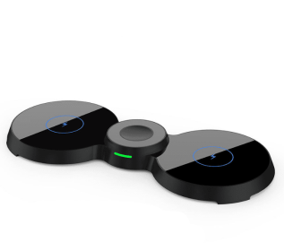 Compatible with Apple , Magnetic Applicable For Apple Watch Headset Desktop Wireless Charger (Color: Black)
