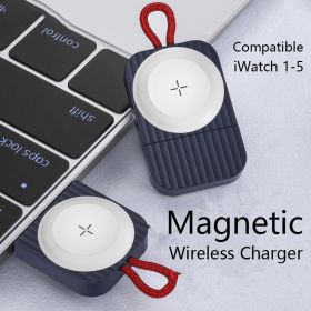 Compatible with Apple , ROCK Applicable Universal Charger For Apple Watch (Option: Blue-2 Style)