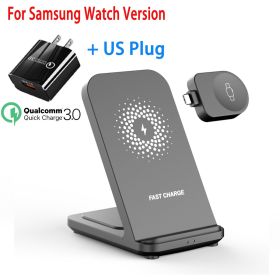 Detachable Three-in-one Wireless Charger (Option: Regular with charging head-220V US)
