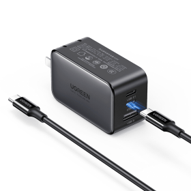 GaNX65 Gallium Nitride PD Charger 65W100W Four-port Two-port (Option: 3 Style-220V US)