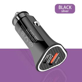 Mini PD12W Vehicle-mounted Mobile Phone Charger (Color: Black)
