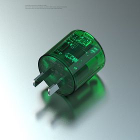 Mushroom GaN Charger Supports Fast Charging (Option: Green-Plug)