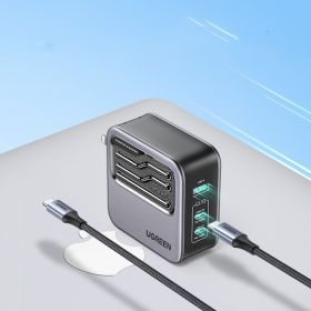 100W Gallium Nitride Charger Head Multi-port PD Quick-charge Plug (Option: 2 Style)