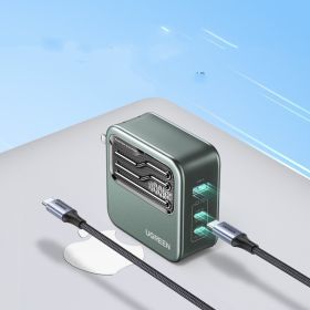 100W Gallium Nitride Charger Head Multi-port PD Quick-charge Plug (Option: 3 Style)