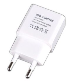 5v1a Mobile Phone Charger Usb Power Adapter (Option: White-EU)