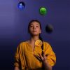 DSJUGGLING 4 Pieces Washable Juggling Balls for Beginners and Professionals Set of 4 100g Each - Soft Easy Juggle Balls, Multiple Practice Juggling Ba