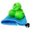 DSJUGGLING 4 Pieces Washable Juggling Balls for Beginners and Professionals Set of 4 100g Each - Soft Easy Juggle Balls, Multiple Practice Juggling Ba