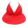Women Sun Visor Sun Hat Women Anti-ultraviolet Elastic Hollow Top Hat Outdoor Quick-drying Sun Hat Summer Beach Hat 2021 New