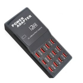 Factory Direct 12-port USB Mobile Phone Smart Charger (Option: EU)
