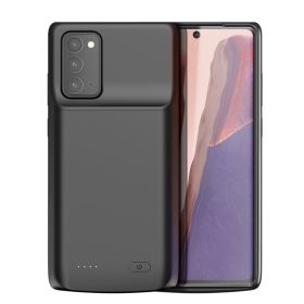 Mobile Power Supply With External Back Clip Battery (Option: Black-Note20u 6000mAh)